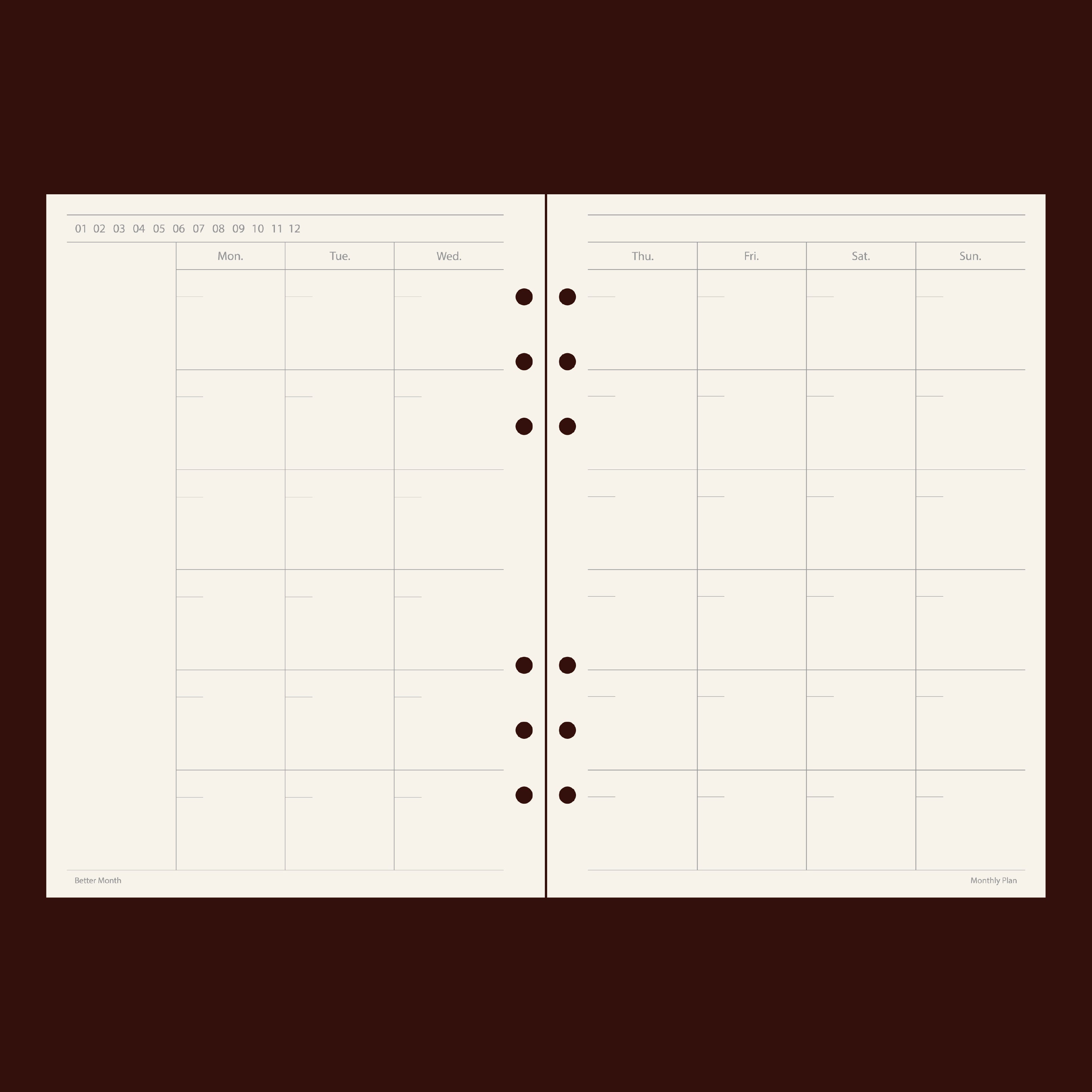 望月記事・Monthly Plan