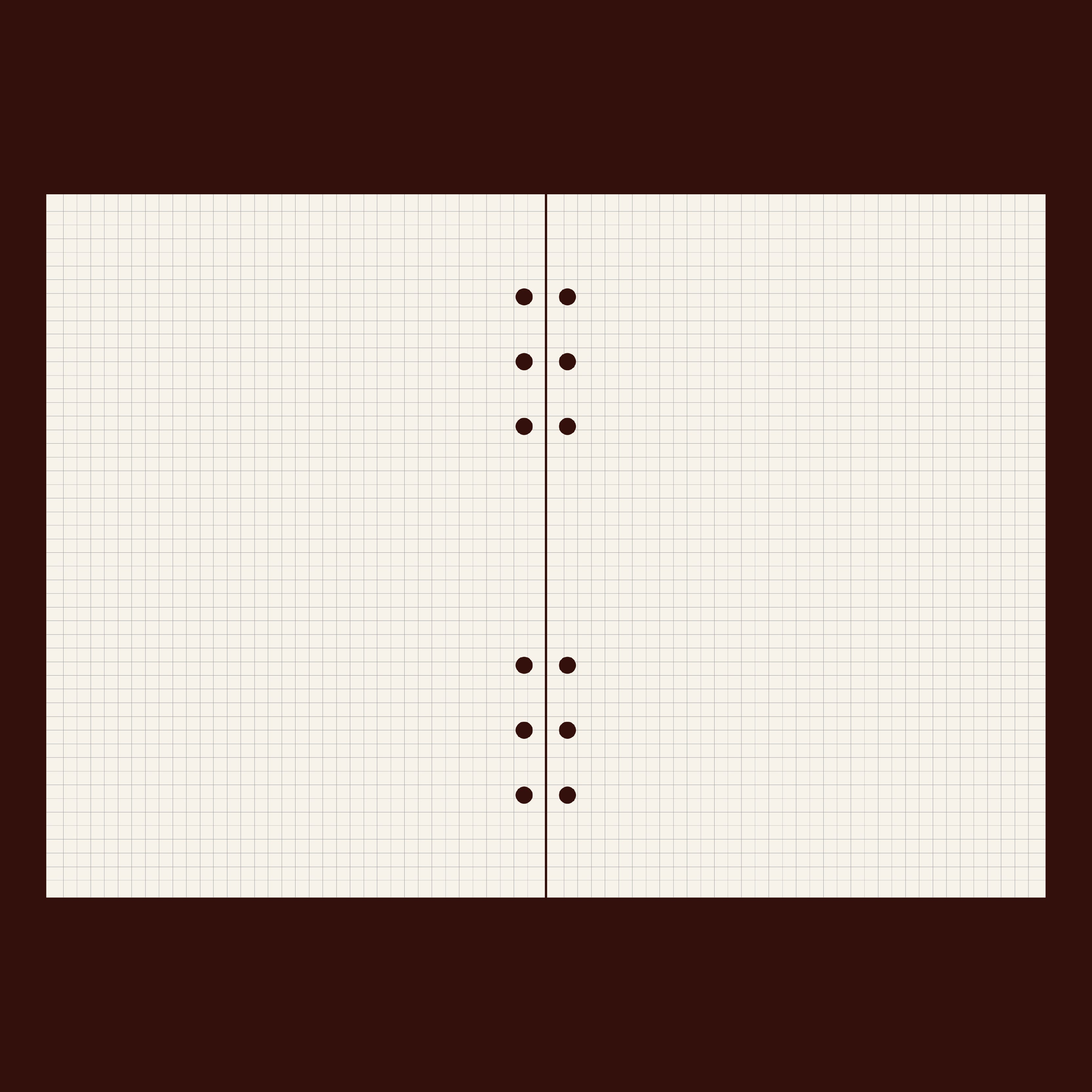 空白方格・Grid Paper