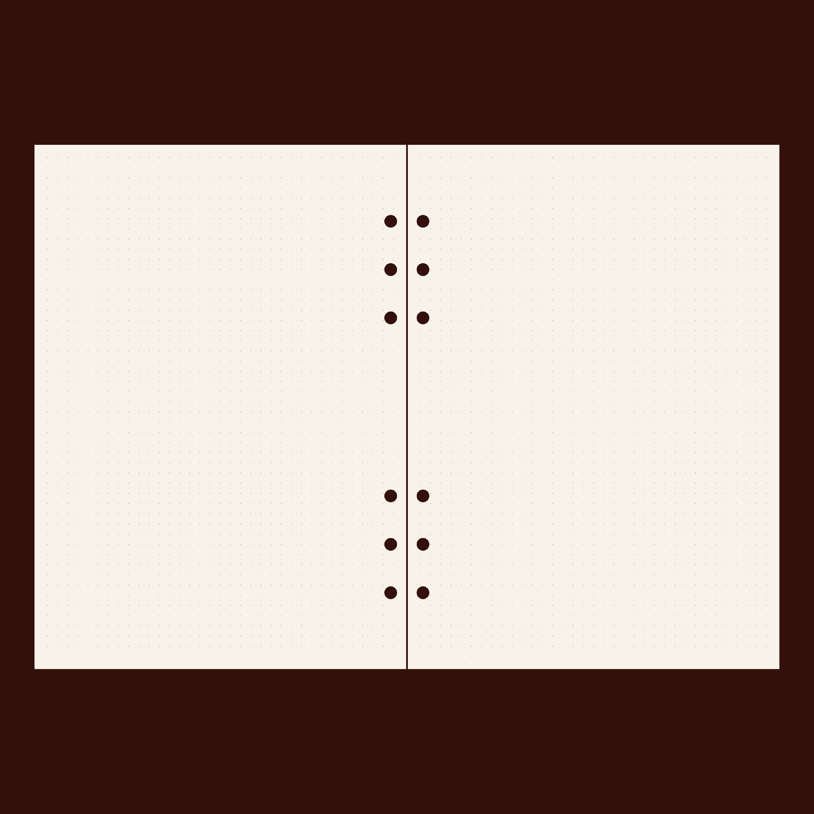 空白圓點・Dot Paper